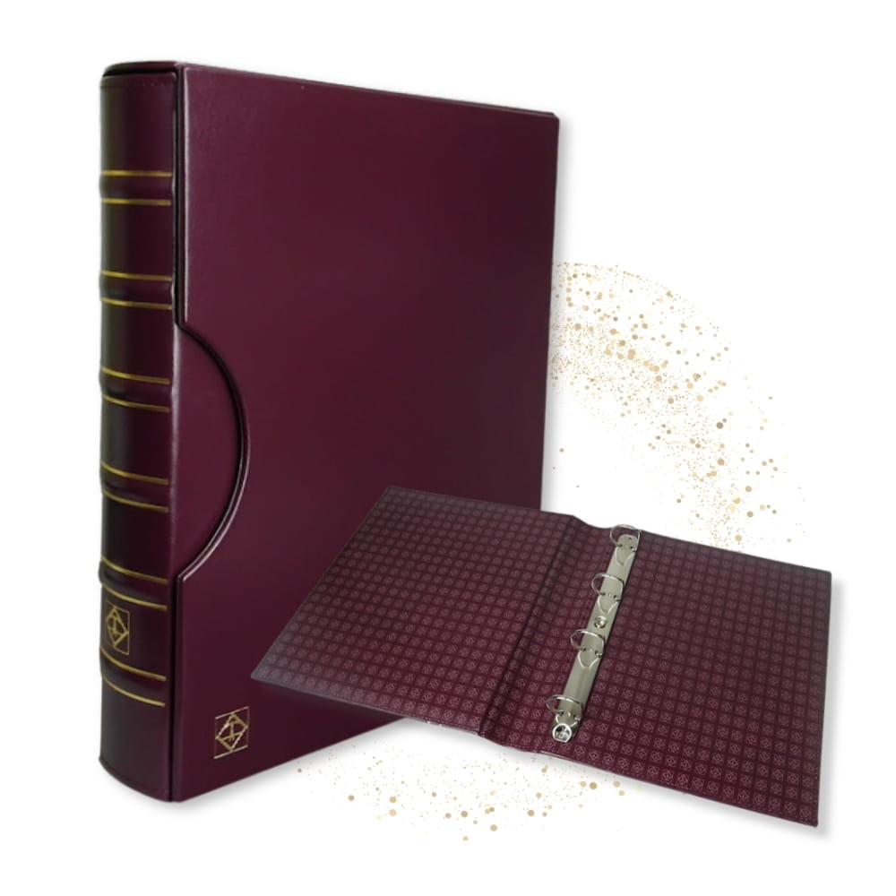 Album Grande z etui A4 - Leuchtturm - bordowy