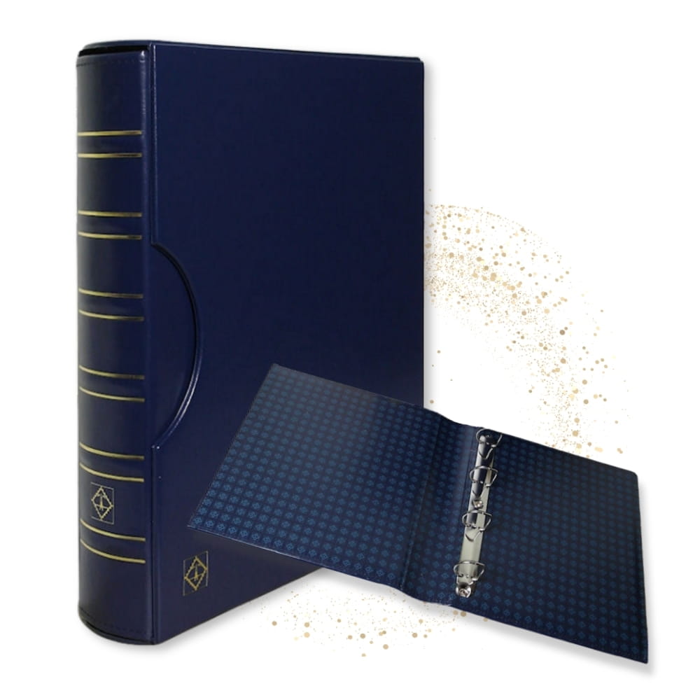 Album Grande z etui A4 - Leuchtturm - granatowy